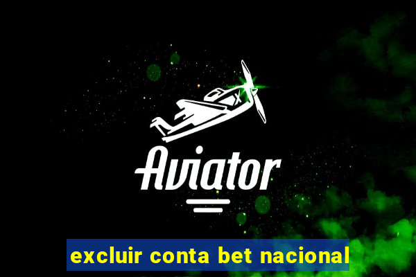 excluir conta bet nacional